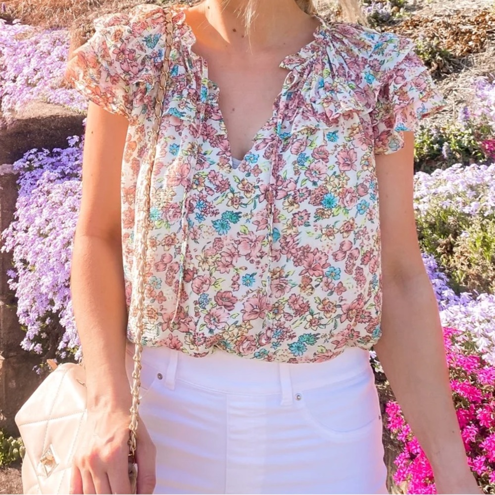 CARLA RUFFLE TOP - COTSWOLDS - Picture 5 of 6